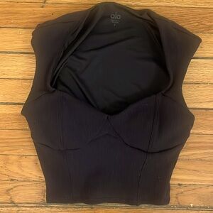 Brand New🎉🎉 ALO Yoga Women's Black Crop Top